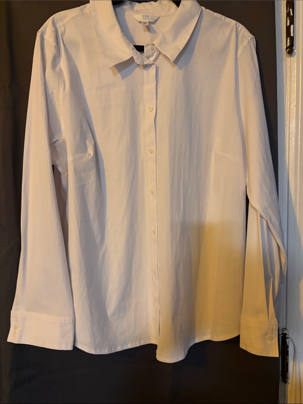 White dress work top